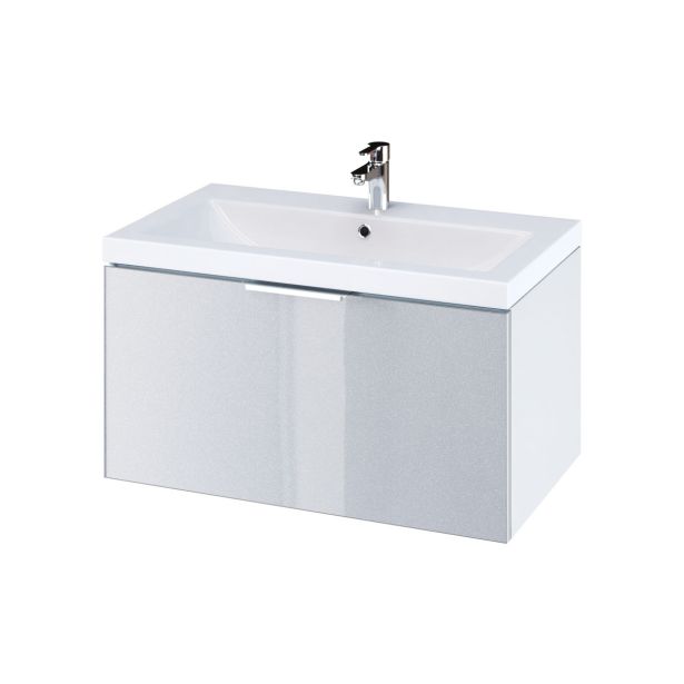 UMIVALNIŠKA ENOTA CERSANIT STILLO 80 SIVA BREZ UMIV. 80X45X40 CM 1 PREDAL