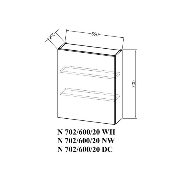 KOPALNIŠKA OMARICA KOLPA SAN N 702/600/20 WH NAOMI
