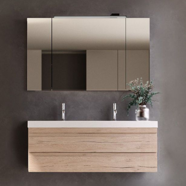 KOPANIŠKA OMARICA Z OGLEDALOM SAN TON 120 NW NAOMI