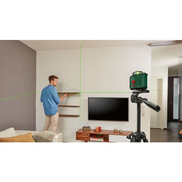 UNIVERSALLEVEL 360 LINIJSKI LASER Z ZELENIM ŽARKOM