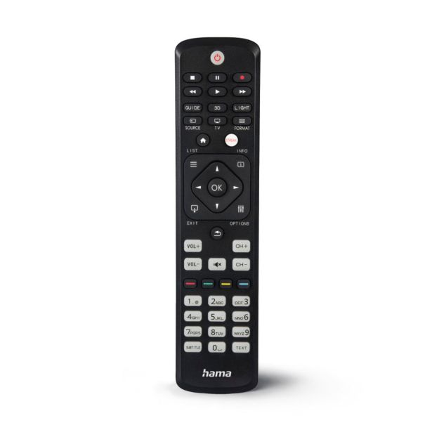 UNIVERZALNI DALJINSKI UPRAVLJALNIK ZA TELEVIZORJE PHILIPS, IR, UČLJIV, OSVETLJEVALNI GUMB