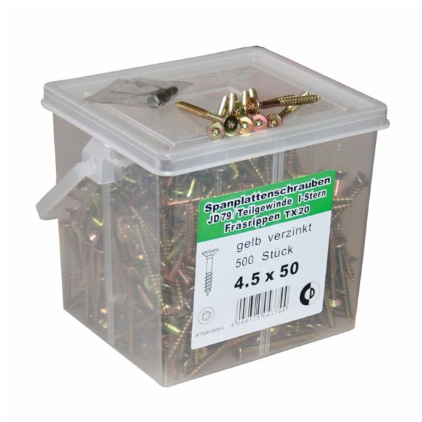 UNIVERZALNI VIJAK 4.5X50/30 A2G TX20 V PVC ZABOJU