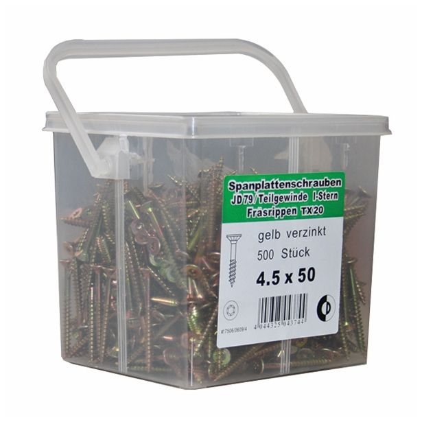 UNIVERZALNI VIJAK 4.5X50/30 A2G TX20 V PVC ZABOJU