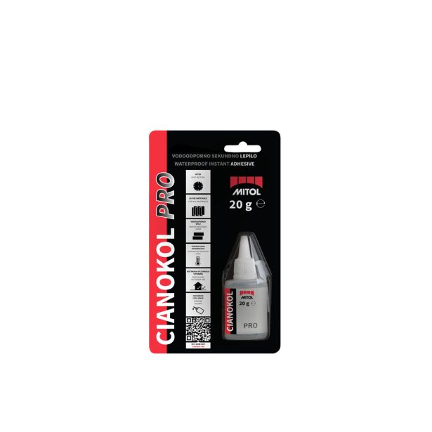 SEKUNDNO LEPILO MITOL SEKUNDNO - CIANOKOL PRO 20 G