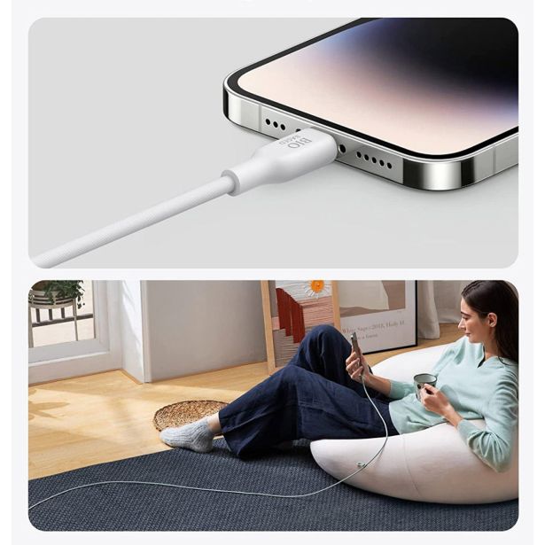 USB KABEL ANKER BIO USB-C LTG 0.9