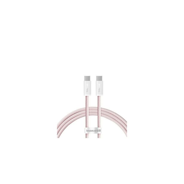 USB KABEL BASEUS KABEL USB-C 2M 100W ROZA BASEUS DYNAMIC
