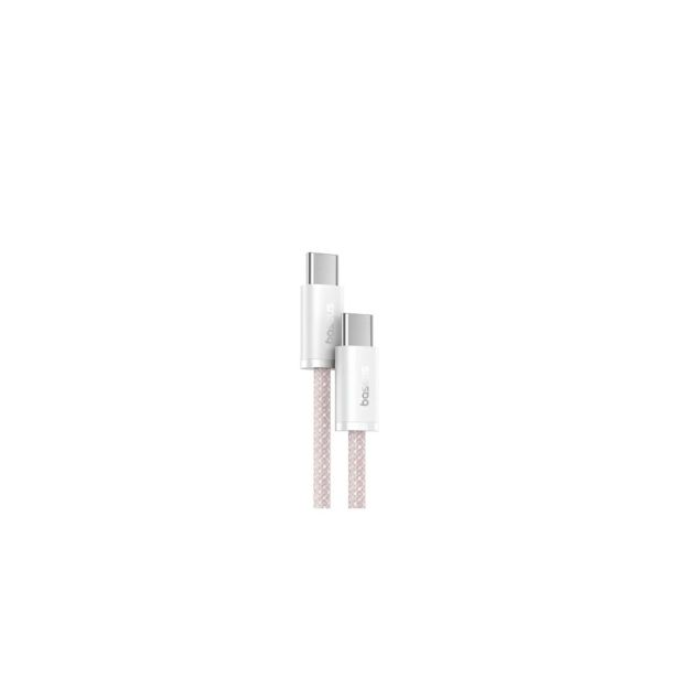 USB KABEL BASEUS KABEL USB-C 2M 100W ROZA BASEUS DYNAMIC