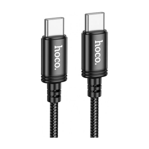 HOCO PODATKOVNI KABEL X89 TYPE C - TYPE C 60W 2M - ČRN