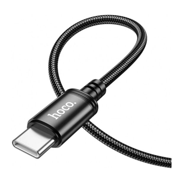 HOCO PODATKOVNI KABEL X89 TYPE C - TYPE C 60W 2M - ČRN
