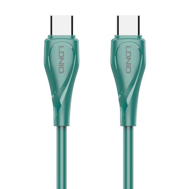 USB KABEL LDNIO ZA POLNJENJE IN PODATKE (C-C) 65W 2M WHITE LC612