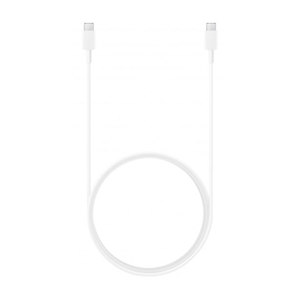 SAMSUNG PODATKOVNI KABEL EP-DX510JWE SUPER FAST CHARGE TYPE C NA TYPE C 100W 5A 1,8M - BEL (BLISTER)