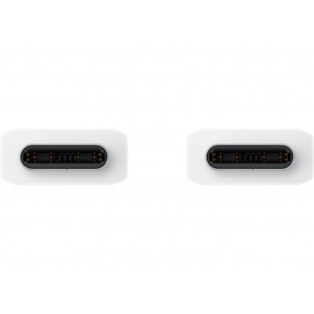 SAMSUNG PODATKOVNI KABEL EP-DX510JWE SUPER FAST CHARGE TYPE C NA TYPE C 100W 5A 1,8M - BEL (BLISTER)