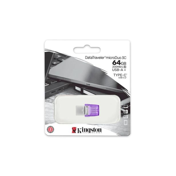 USB KLJUČ KINGSTON 64GB USB3.2 DTDUO3CG3/64GB USBC