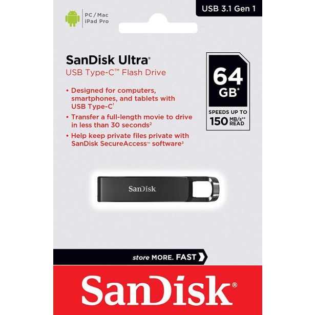 USB KLJUČ SANDISK SAN ULTRA USB TYPE C 64G