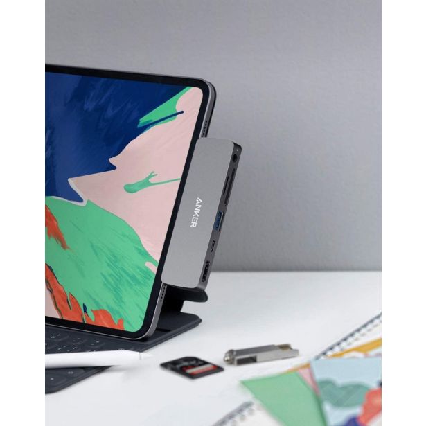 USB RAZDELILEC (HUB) ANKER 6IN1 USB-C PD HUB