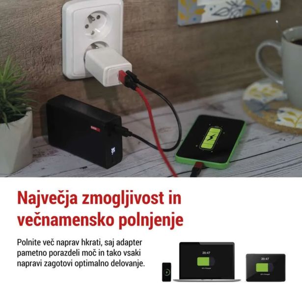 USB RAZDELILEC (HUB) EMOS GAN PD 45 W