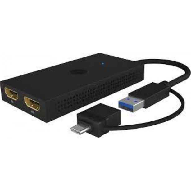 USB RAZDELILEC (HUB) ICY BOX RAZDELILNIK USB-C/A NA HDMI