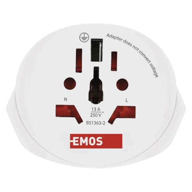 USMERNIK EMOS POTOVALNI ADAPTER P055E BEL