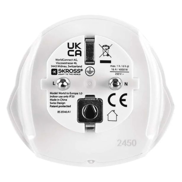 USMERNIK EMOS POTOVALNI ADAPTER P055E BEL