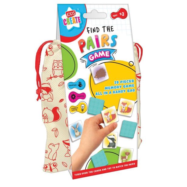 USTVARJALNI SET KIDS CREATE IGRA SPOMIN DIDAKTIČNA IGRA