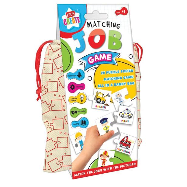 USTVARJALNI SET KIDS CREATE IGRA SPOZNAJ POKLICE DIDAKTIČNA IGRA