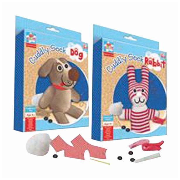 USTVARJALNI SET RAYHER KUŽEK/ZAJČEK IZ NOGAVICE