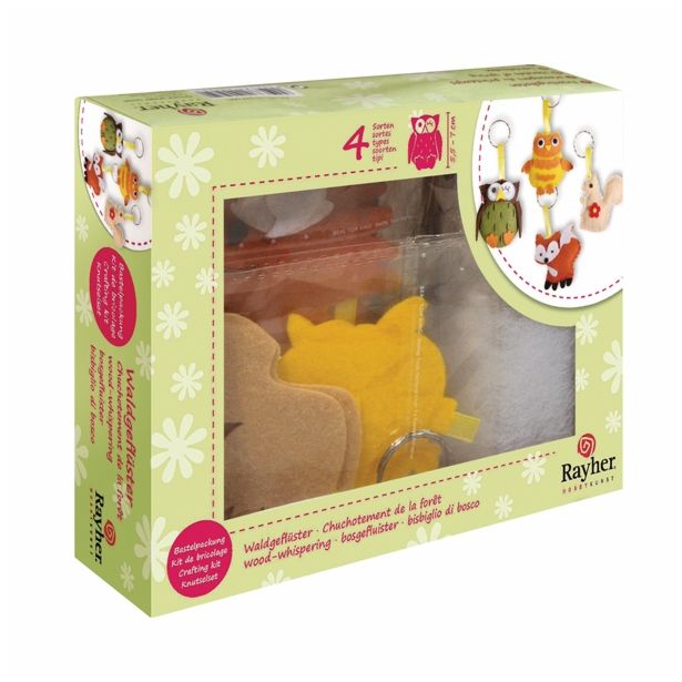 USTVARJALNI SET RAYHER SET OBESKI GOZDNE ŽIVALI