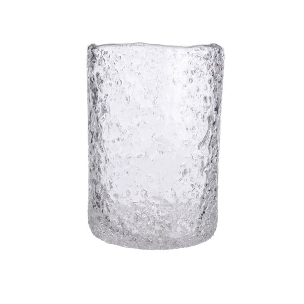 STEKLENA VAZA V OBLIKI VALJA 14X24 CM