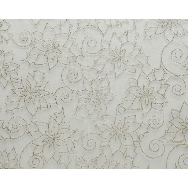 NAMIZNI TEKAČ V ROLI Z BLEŠČICAMI ZLAT, 35X200 CM