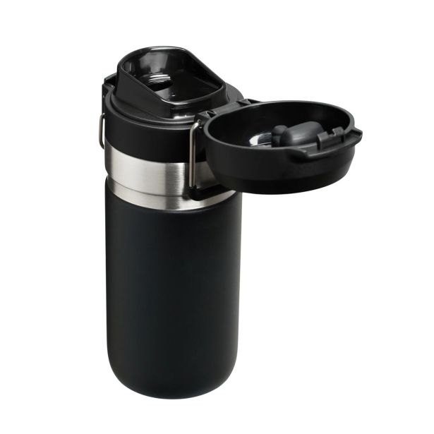 VAKUUMSKA STEKLENICA THE QUICK-FLIP WATER BOTTLE 0.47L, BLACK 2.0