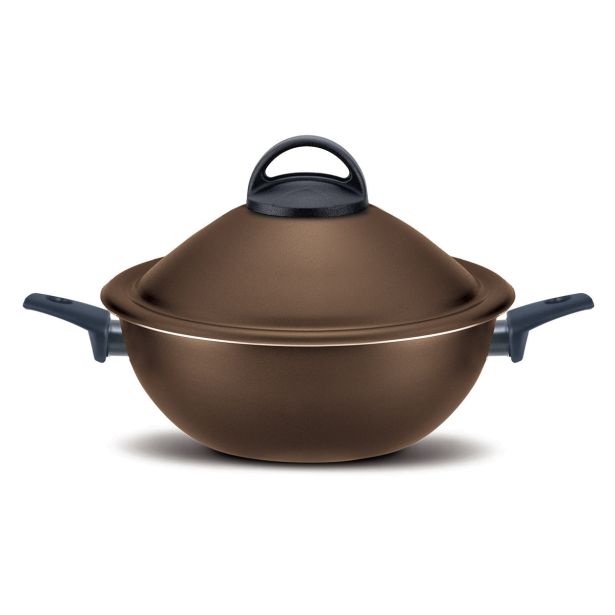 VAPSI WOK Z VLOŽKOM ZA KUHANJE NA PARI, KLEŠČAMI IN KUPOLASTIM POKROVOM DIAMOND ESSENTIAL PENSOFAL