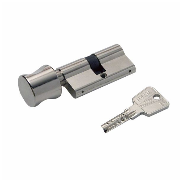 VARNOSTNI CILINDRIČNI VLOŽEK TITAN 847/95 55:40 GUMB K-5