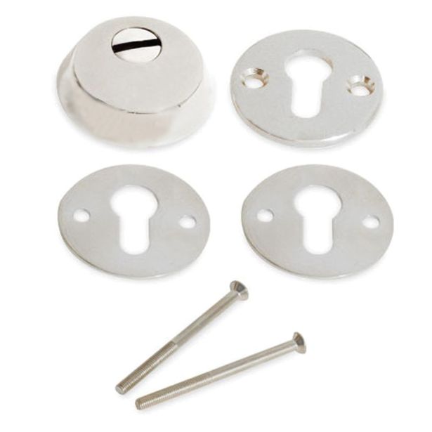 KLJUKA ZA VRATA-PRIBOR APECS VARNOSTNA ROZETA BASIC CROM