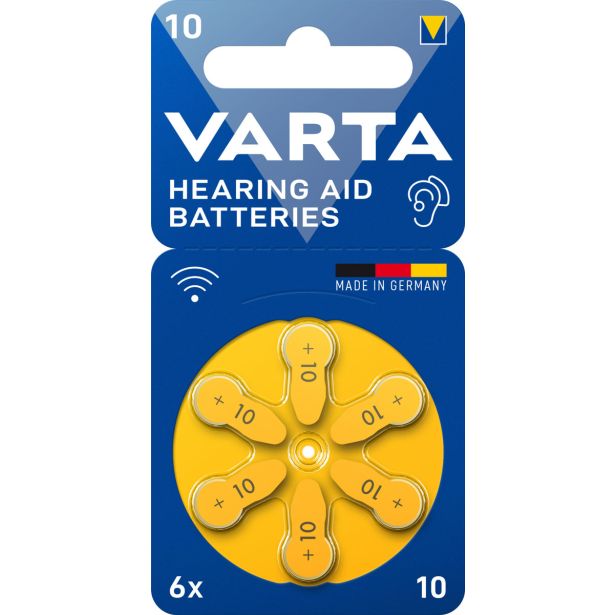 VARTA BATERIJE ZA SLUŠNE APARATE HA 10 BLI6