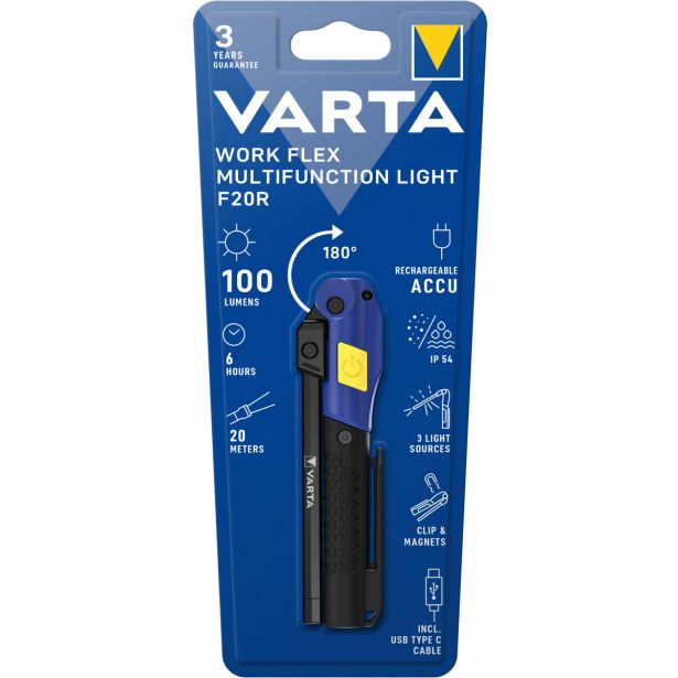 VARTA WORK FLEX MULTIFUNCTION LIGHT F20R