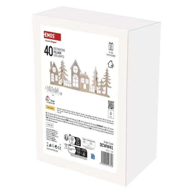 VASICA EMOS LED TOPLO BELA ČASOVNIK 60 CM