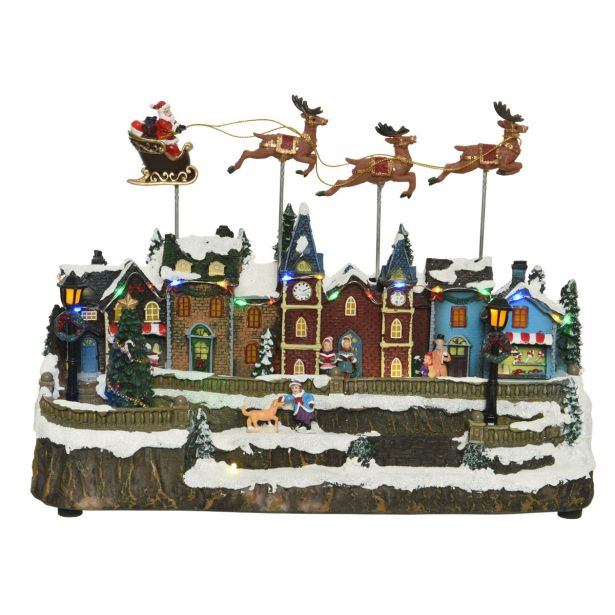 VASICA LUMINEO BOŽIČEK Z JELENI V MESTU