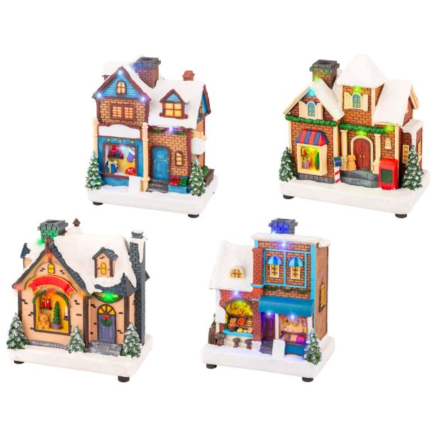 VASICA LUMINEO HIŠA 11X17.5X21.5 CM SORT