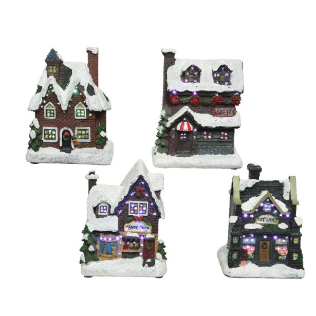 VASICA LUMINEO HIŠKA 5X9X12 CM SORT