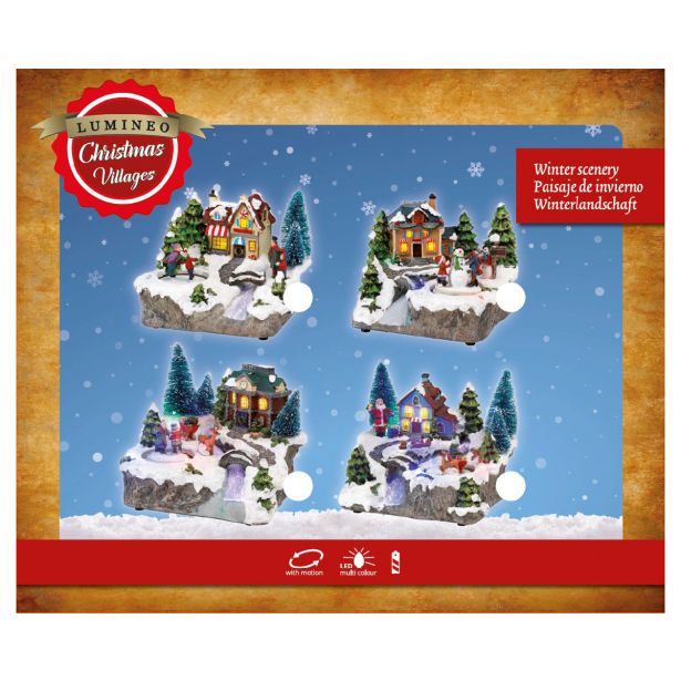 VASICA LUMINEO HIŠKA Z REKO 16X19X15 CM SORT