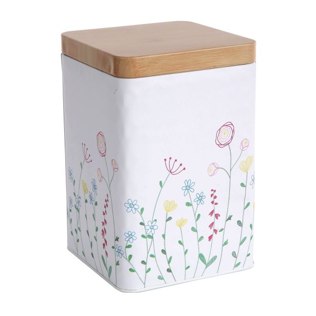 VEČNAMENSKA DOZA 11X11X16 CM FIELD FLOWERS