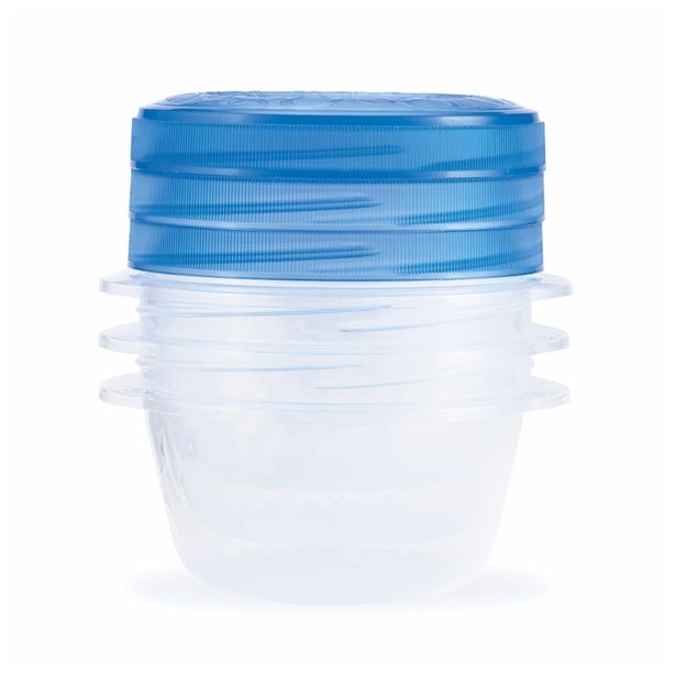 VEČNAMENSKA DOZA CURVER SET POSOD ZA SHRANJEVANJE TAKE AWAY 3X0.5L MODRA