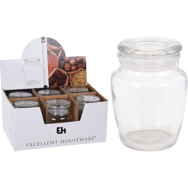 POSODA ZA SHRANJEVANJE EH 150 ML S STEKLENIM POKROVOM