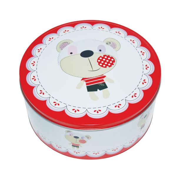 VEČNAMENSKA DOZA FI 20 CMX9 CM MEDVEDEK OKROGLA VELIKA