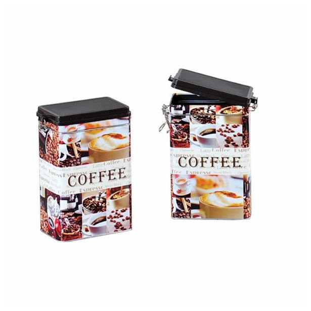 VEČNAMENSKA DOZA KESPER 14X19.5X8.5 CM Z MOTIVOM KAVE