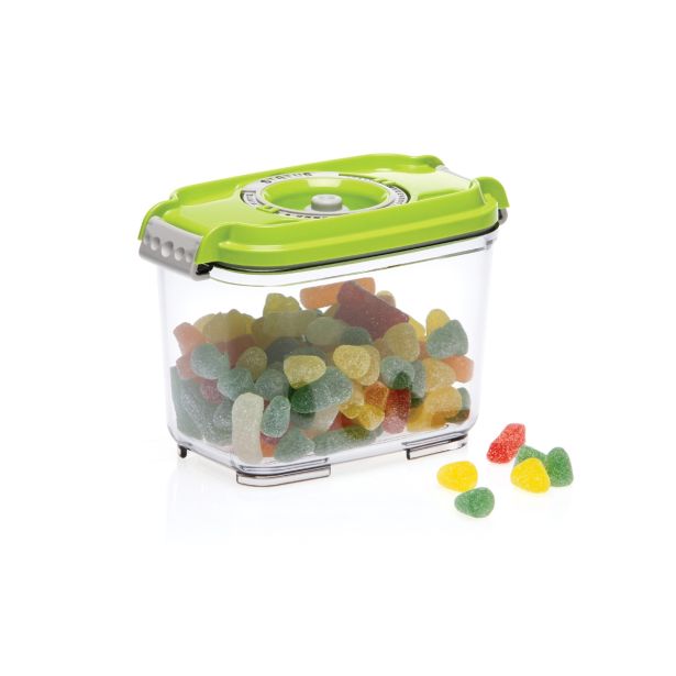 VEČNAMENSKA DOZA STATUS PRAVOKOTNA VAKUUMSKA 0.8L, ZELENA