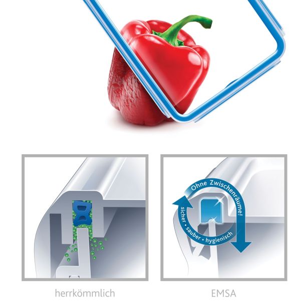 VEČNAMENSKA DOZA TEFAL 1.1 LIT CLIP&CLOSE OKROGLA