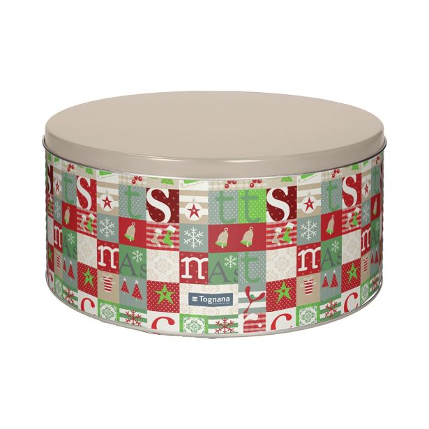 VEČNAMENSKA DOZA TOGNANA 22X10 CM OKROGLA DOMUS PATCHWORK