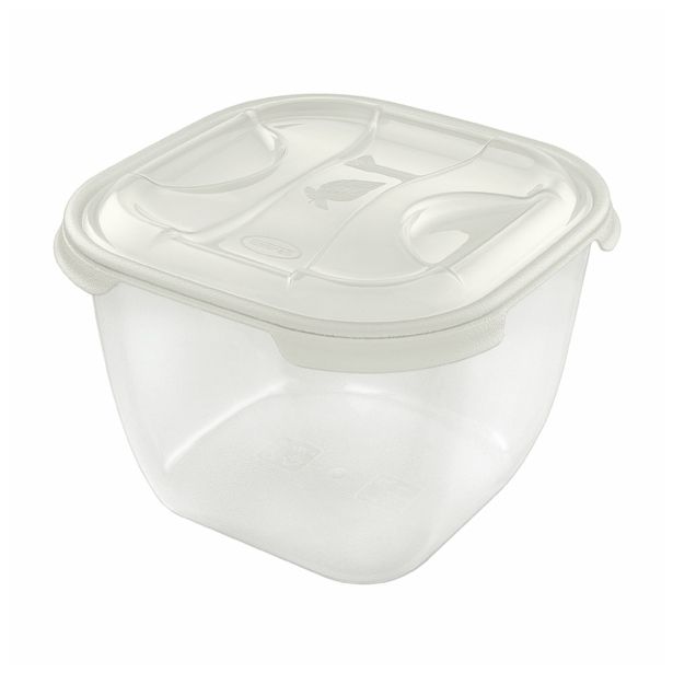 POSODA ZA SHRANJEVANJE TONTARELLI 3 L NUVOLA KVADRATNA CREAM