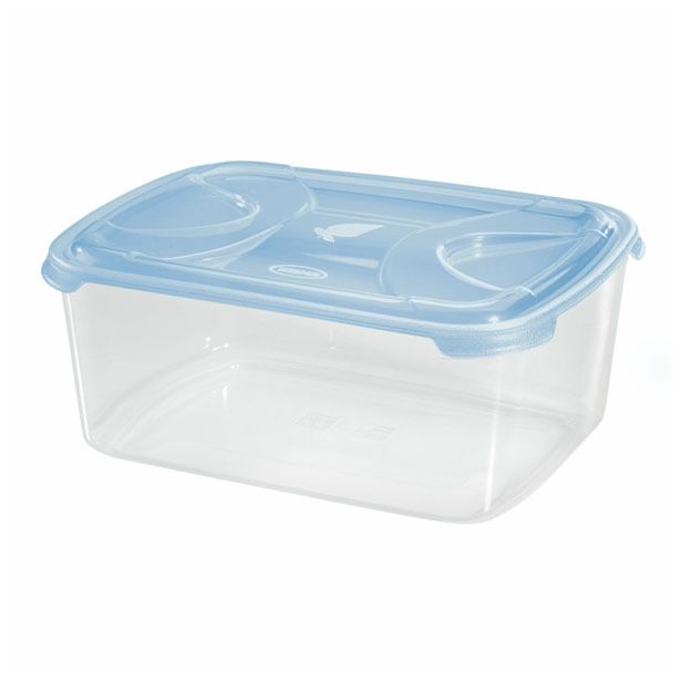 POSODA ZA SHRANJEVANJE TONTARELLI 7 L NUVOLA 31X24X13.4 CM ACQUA TRANSP